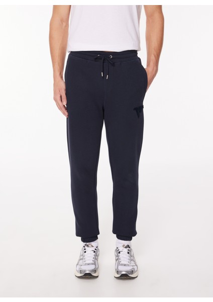 Lastikli Bel Slim Fit Lacivert Erkek Eşofman Altı FM23W04PF modelleri