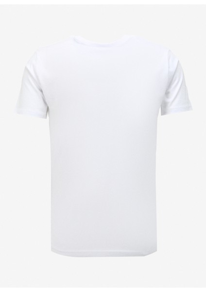 Bisiklet Yaka Beyaz Erkek T-Shirt FM23W02TG fiyatları
