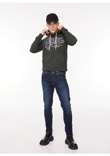 Kapüşon Yaka Kahve Erkek Sweatshırt Fm23W29Fc modelleri