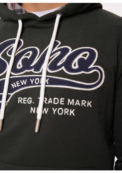 Kapüşon Yaka Kahve Erkek Sweatshırt Fm23W29Fc fırsatları