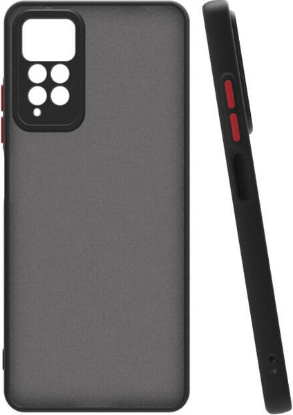 Xiaomi Redmi Note 12 Pro Plus Kılıf Renkli Kenarlı Buzlu Kamera Korumalı Hux Kapak