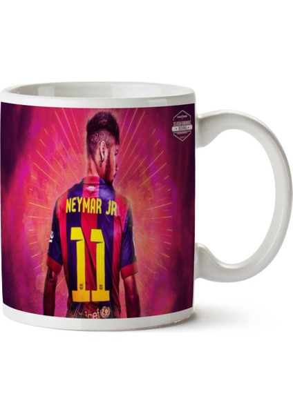 Barcelona Neymar Iki Tarafı Baskılı Kupa Bardak