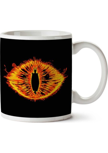 Eye Of Sauron Lord Of The Rings Iki Tarafı Baskılı Kupa Bardak