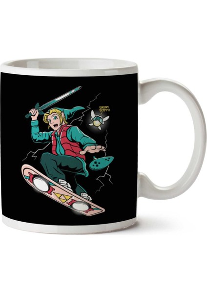 Legend Of Zelda A Link To The Future Iki Tarafı Baskılı Kupa Bardak