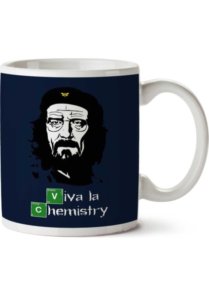 Viva La Chemistry Breaking Bad Che Guevara Iki Tarafı Baskılı Kupa Bardak