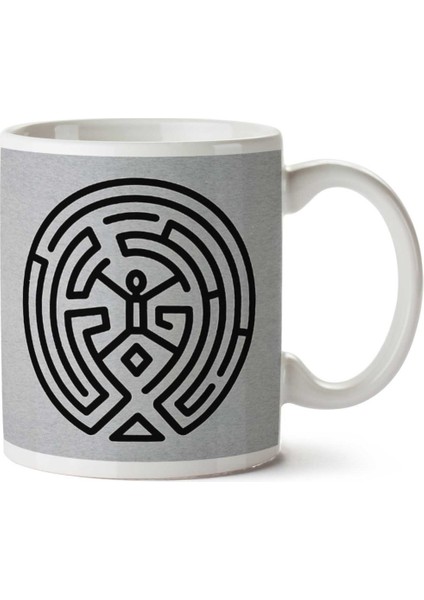 Westworld Maze Black Iki Tarafı Baskılı Kupa Bardak