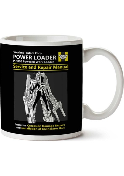 Yabancılar Güç Loader Servis ve Onarım Kılavuzu Iki Tarafı Baskılı Kupa Bardak