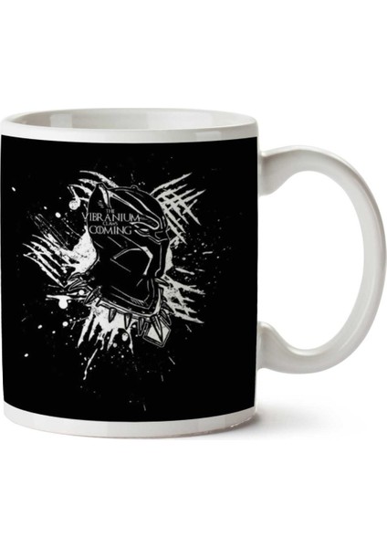 Vibranium Claws Are Coming Black Panther.png Iki Tarafı Baskılı Kupa Bardak