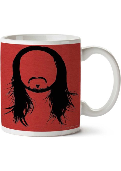 Steve Aoki Shirt Iki Tarafı Baskılı Kupa Bardak