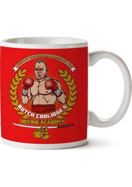 Butch Coolidges Boxing Academy Pulp Fiction Iki Tarafı Baskılı Kupa Bardak