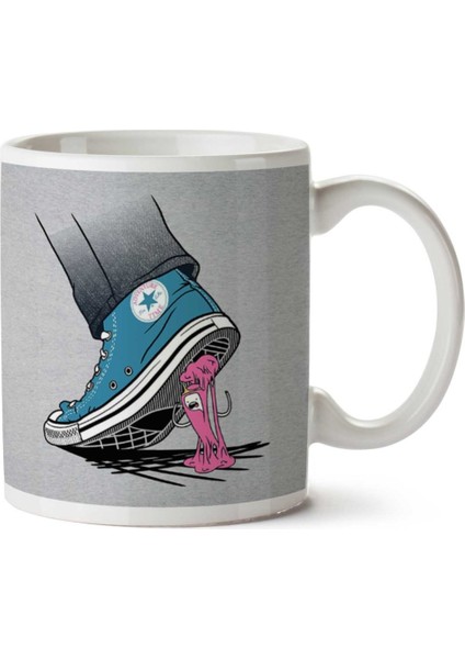 Adventure Time Princess Bubblegum Sakız Ayakkabı Iki Tarafı Baskılı Kupa Bardak
