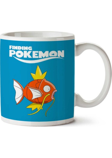 Finding Pokemon Nemo Dory Iki Tarafı Baskılı Kupa Bardak