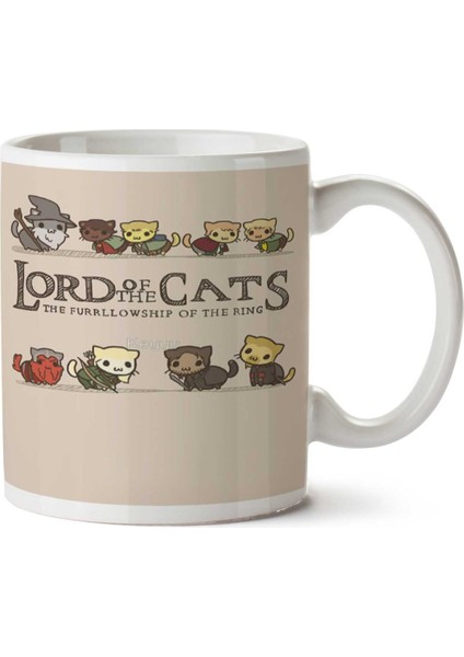 The Furrlowship Of The Ring Iki Tarafı Baskılı Kupa Bardak