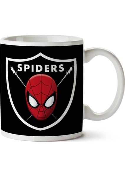 Oakland Spiders Spiderman Homecoming Iki Tarafı Baskılı Kupa Bardak