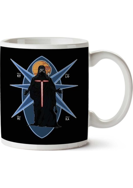 The Transfiguration Of Kylo Ren Star Wars The Force Awakens Iki Tarafı Baskılı Kupa Bardak