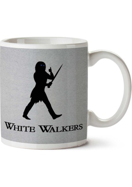 White Walkers Game Of Thrones.png Iki Tarafı Baskılı Kupa Bardak