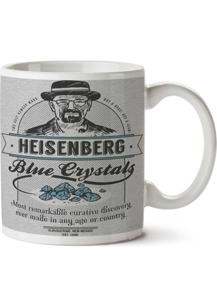 Blue Crystals Remedy Iki Tarafı Baskılı Kupa Bardak