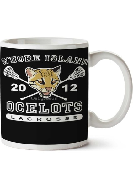 Go Ocelots! (White Fill) Iki Tarafı Baskılı Kupa Bardak