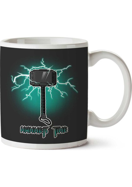 Hammer Time Thor Iki Tarafı Baskılı Kupa Bardak