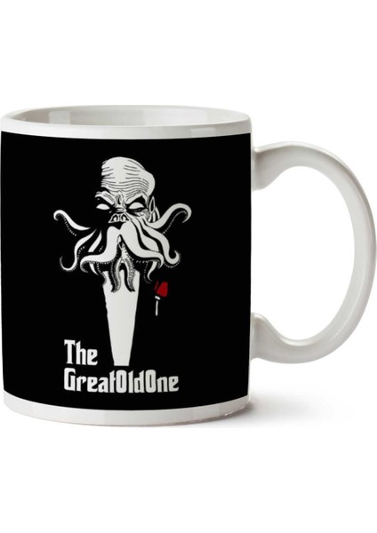 The Great Old One Cthulhu Iki Tarafı Baskılı Kupa Bardak