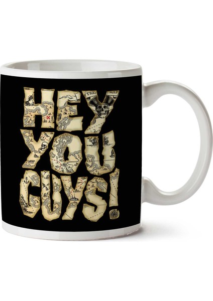 Hey You Guys The Goonies Iki Tarafı Baskılı Kupa Bardak