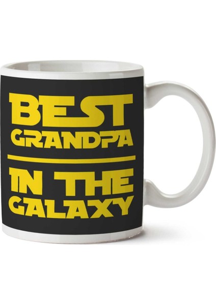 Star Wars Best Grandpa In Galaxy Iki Tarafı Baskılı Kupa Bardak