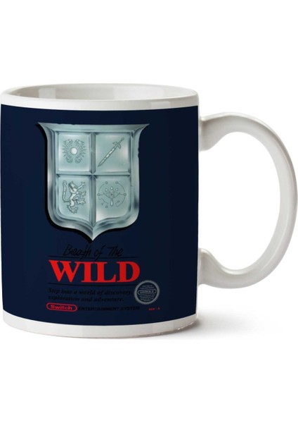 Breath Of The Wild Nes Retro Iki Tarafı Baskılı Kupa Bardak