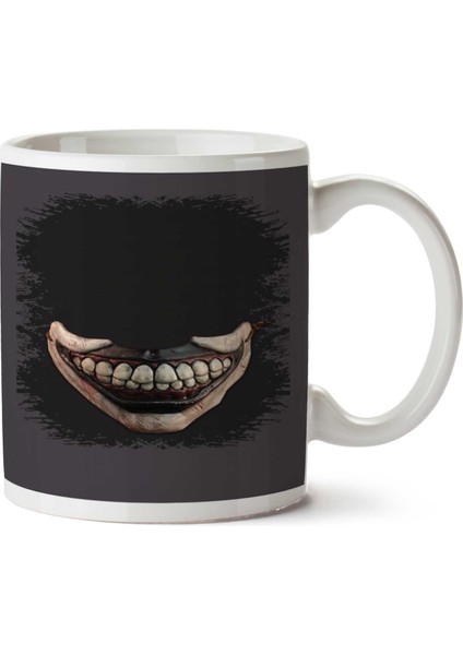Smile Horror Iki Tarafı Baskılı Kupa Bardak