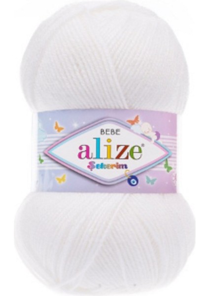Şekerim Bebe Beyaz 5 Adet Color : 55