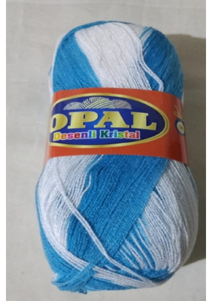 Lif Ipi Desenli Kristal Mavi - Beyaz 1 Adet Color : 72068