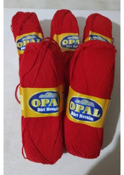 Dört Mevsim Kırmızı 5 Adet Color : 133