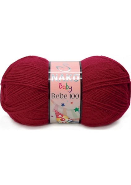 Bebe 100 Kırmızı 5 Adet Color : 3641