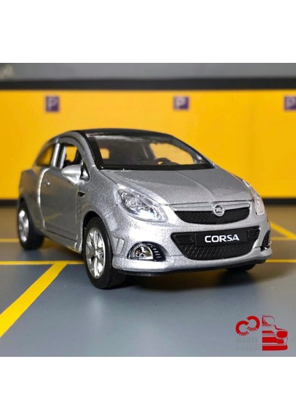 Opel Corsa Opc 1/36 Ölçek Çek Bırak Diecast Metal Model Oyuncak Araba