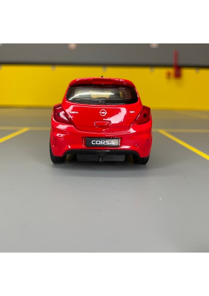 Opel Corsa Opc 1/36 Ölçek Çek Bırak Diecast Metal Model Oyuncak Araba