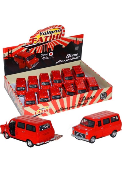 Çiçek Abbas 1/36 Ölçek Çek Bırak Metal Model Araba