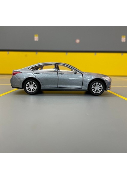 Hyundai Genesis G80 1/36 Ölçek Diecast Metal Model Araba Çek Bırak Araba Oyuncak Araba