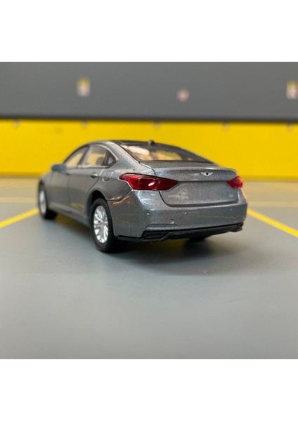 Hyundai Genesis G80 1/36 Ölçek Diecast Metal Model Araba Çek Bırak Araba Oyuncak Araba