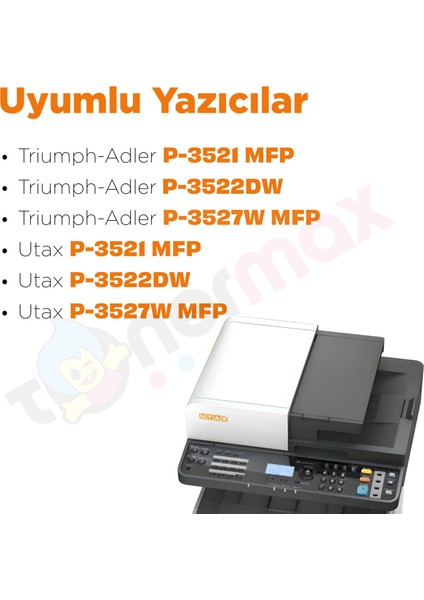 Utax P-3527W Mfp Muadil Toner / PK-1010 / TMX-P3527W Mfp