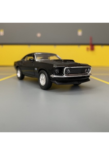 Ford Mustang Boss 429 1969 1/36 Ölçek Diecast Metal Model Araba Oyuncak Araba