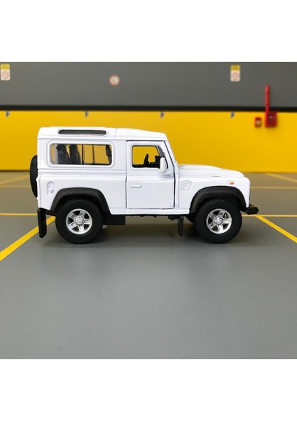 Land Rover Defender 1/36 Ölçek *c&c Model Garage* Çek Bırak Diecast Metal Model Oyuncak Araba