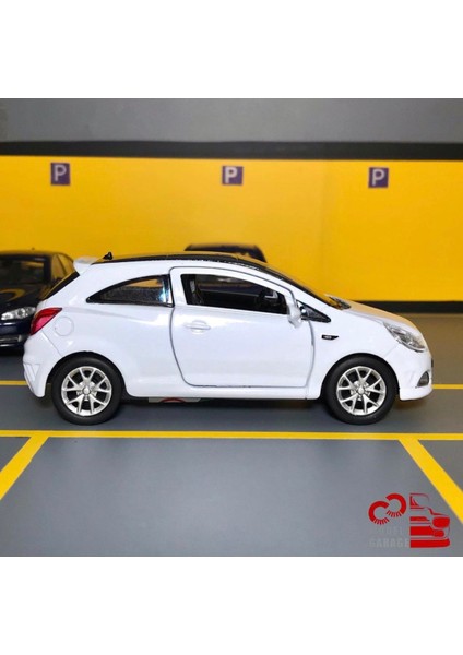 Opel Corsa Opc 1/36 Ölçek Çek Bırak Diecast Metal Model Oyuncak Araba