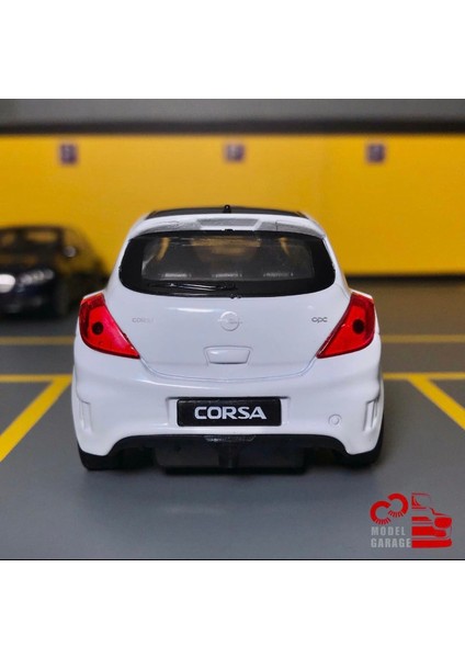 Opel Corsa Opc 1/36 Ölçek Çek Bırak Diecast Metal Model Oyuncak Araba