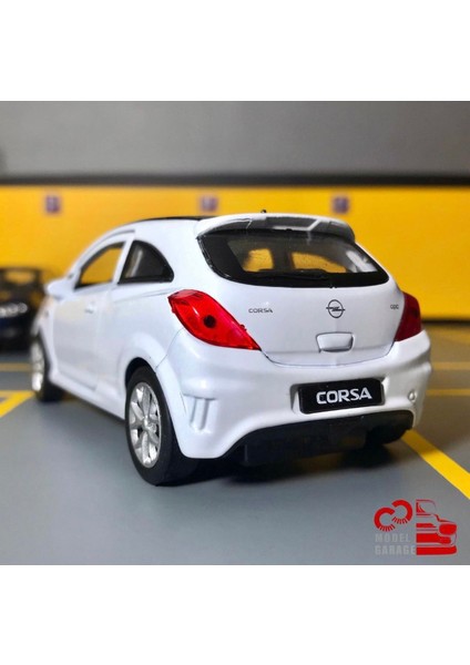 Opel Corsa Opc 1/36 Ölçek Çek Bırak Diecast Metal Model Oyuncak Araba