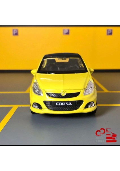 Opel Corsa Opc 1/36 Ölçek Çek Bırak Diecast Metal Model Oyuncak Araba