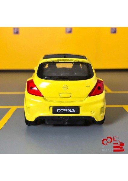 Opel Corsa Opc 1/36 Ölçek Çek Bırak Diecast Metal Model Oyuncak Araba