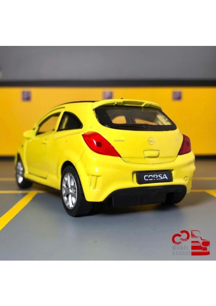 Opel Corsa Opc 1/36 Ölçek Çek Bırak Diecast Metal Model Oyuncak Araba