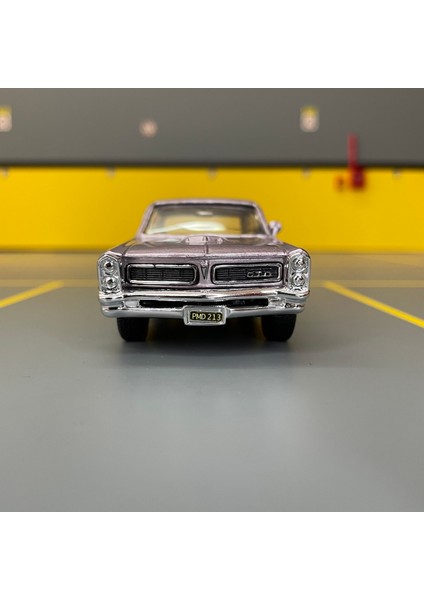 Pontiac Gto 1965 1/36 Ölçek Çek Bırak Diecast Metal Model Oyuncak Araba