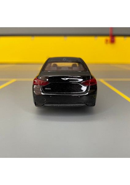 Hyundai Genesis G80 1/36 Ölçek *c&c Model Garage* Çek Bırak Diecast Metal Model Oyuncak Araba fırsatları