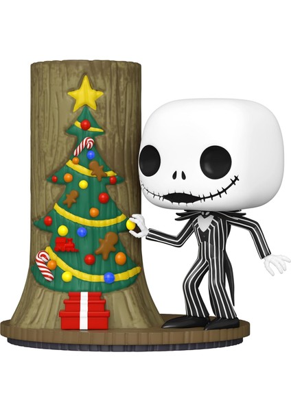 Pop Deluxe Figür: The Nightmare Before Christmas 30TH - Jack With Chrismers Door Town