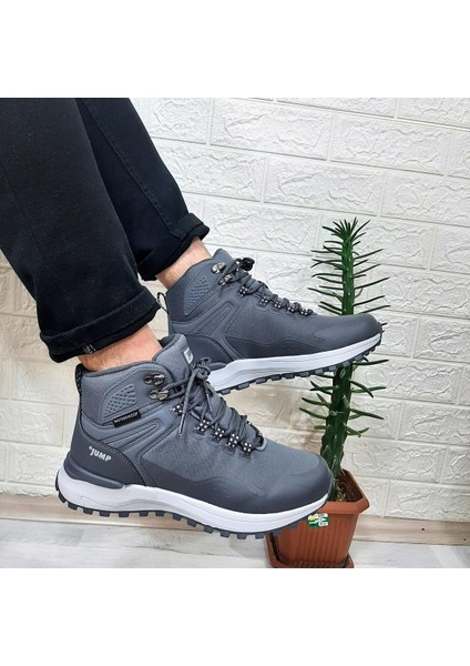 29652 Gri Renk Waterproof Kaymaz Rahat Erkek Bot modelleri